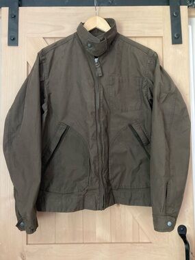 Eddie Bauer Trucker Mens Utility Field Jacket Full Zip Size Medium